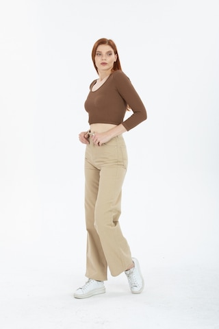 Alissa 90's Kar Yıkama Kar Gri Likralı Süper Yüksek Bel Wide Leg Salaş Jeans Palazzo Pantolon Koyu Gri