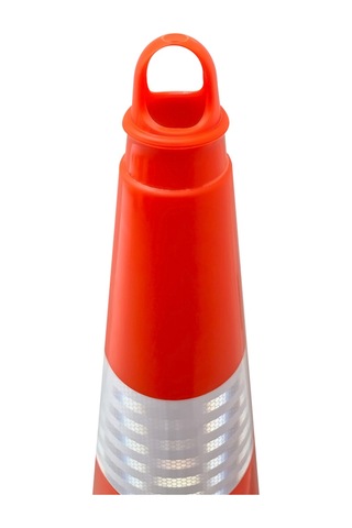 50 Adet Pvc Trafik Konisi 90 Cm Çift Reflektifli Trafik Dubası Seti-3729