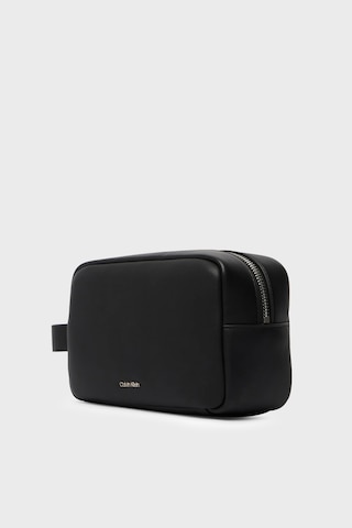 Calvin Klein Logolu Tek Saplı Traş Çantası Erkek Traş Çantası Lv04d1227g Ub1 Siyah