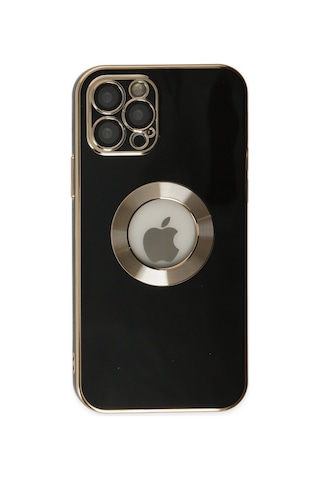 Northcity Apple Uyumlu iPhone 12 Pro Max Store Silikon Kılıf - Siyah, Esnek Ve Güçlü Koruma
