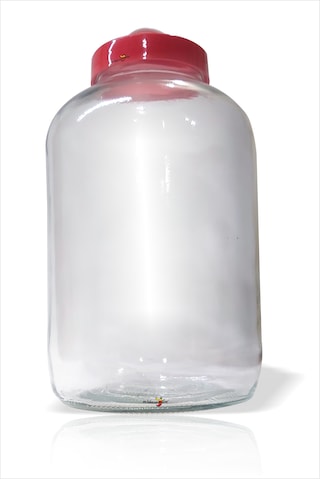 Büyük Şişman 8 Lt Litre Paşabahçe Şişecam Sızdırmaz Kapaklı Kulplu Turşu Baharat Sebze Meyve Reçel Salça Yoğurt Mayalama Saklama Kavanozu Şeffaf