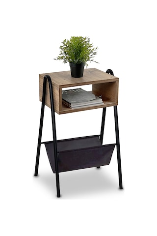 Çantalı Komodin Sehpa Yan Sehpa 5003