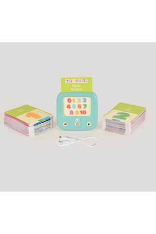 Let's Be Child Öğretici İngilizce Konuşan Kartlar Mavi