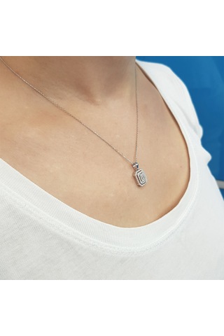 Lova 0.39 Karat Baget Pırlanta Kolye - 2020010