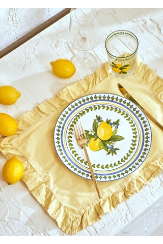 Bella Maison Lemoncello Porselen 48 Parça 12 Kişilik Yemek Takımı Çok Renkli