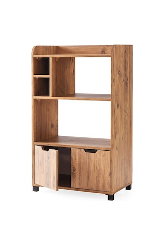 Buket Çok Amaçlı Mutfak Fırın Kiler Dolabı Demonte 72x42x121cm Çam