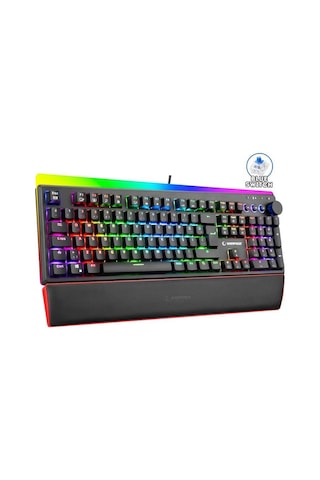 Rampage Kb-r97 X-tracer Siyah Usb Rgb Aydınlatmalı Blue Switch Bilek D