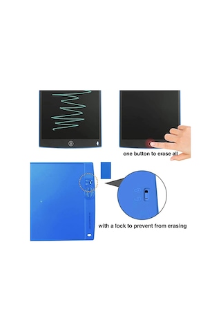 Vothoon 12 Inc Writing Lcd Grafik Dijital Kalemli Çizim Tableti Yazı Tahta Not Yazma Eğitim Tableti