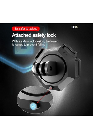 Jeemson Startrc Spor Kamera Göğüs Bandı, Manyetik Hızlı Çıkarma, Kolaysan, Fpv Kayıt, Gopro/ınsta360 Uyumlu, St-1120349 Siyah