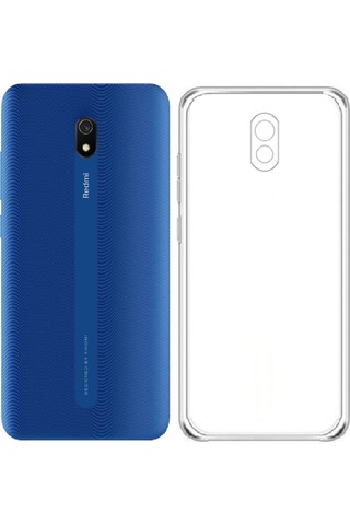 Adige Xiaomi Redmi 8a Kılıf Kamera Korumalı Süper Silikon