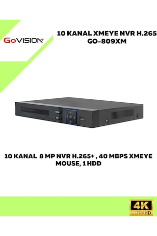Go Vision 8'li 5mp 4k Ultra İp Kamera Seti