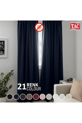 Taç Reges Blackout %100 Karartma Güneşlik Fon Perde 21 Renk (537110610)