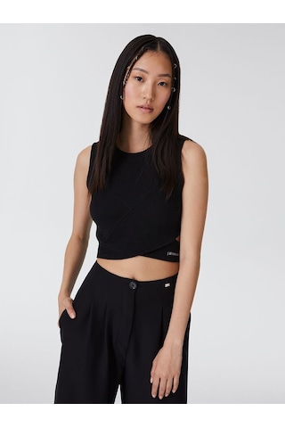 LOFT Crop Kadın Atlet Lf2030959 Q1.v1 Siyah