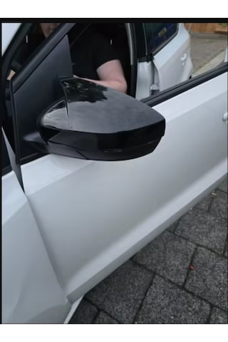 Vw Polo Mk5 6r 6c 2009 - 2017 Batman Yarasa Ayna Kapağı Piano Black Abs Plastik