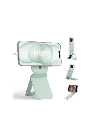 Taşınabilir Mini Telefon Standı Gri Renk Katlanabilir Kartlık Manyetik Özellikli Çok Amaçlı Stand