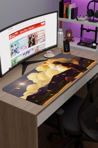 Clannad After Story Anime V1 - 90x40 Xxl Gaming Kauçuk Kaymaz Taban Mouse Pad Fare Altlığı
