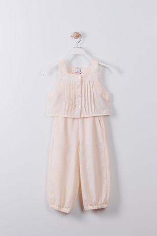 Keten Kız Çocuk Takım Krem