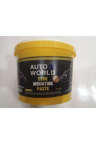 Auto World Lastik Montaj Kremi 5kg Sarı Krem