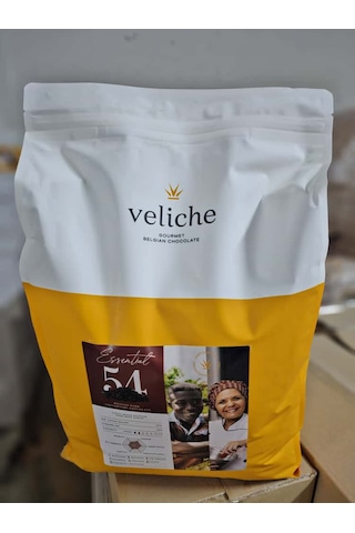 Veliche Belçika Bitter Pul Çikolata %54 10kg