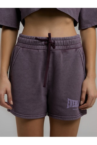 Everlast Bronx 1910 Mor Kadın Şort Mor