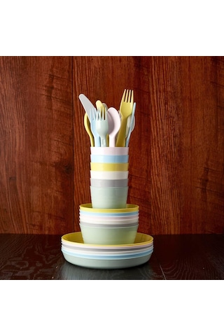 Ikea 4 Yemek Kaşığı Kalas Seti Farklı Renkler Genel