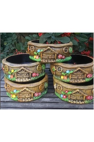 Oval Masal Saksı