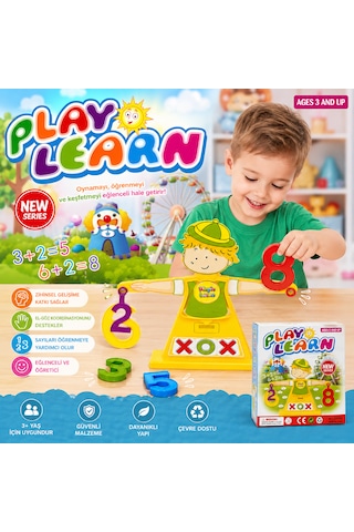 Play Learn Renkli Sayılar Eğitici Oyuncak Seti