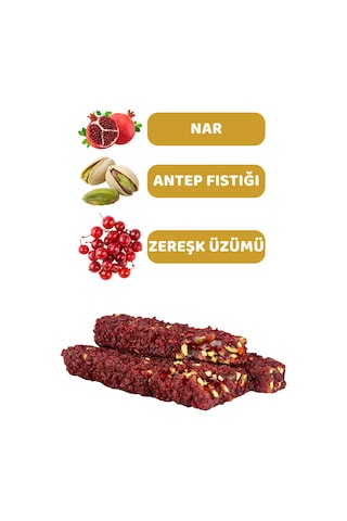 Zereşk Üzümü Kaplı Antep Fıstıklı Nar Aromalı Kral Lokum 1kg