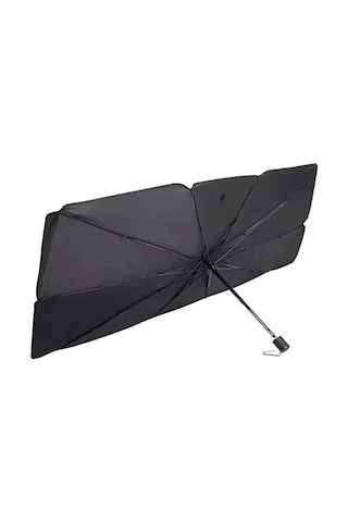 Araç Ön Cam Güneşliği Şemsiyesi Katlanabilir Oto Güneşlik Perdesi Uv Korumalı Isı Önleyici 0918 136cmx75cm