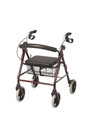 Alüminyum Katlanabilir Rollatör Yürüteç 130 Kg Taşıma Kapasiteli Lüx 1. Sınıf 2 Yıl Garanti