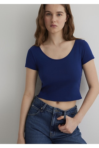 Mavi - Mavi Basic Crop Tişört 1612374-70722 Mavi