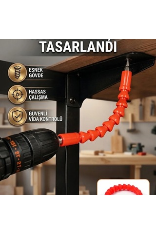Dmax 12 Parça Esnek Şaftlı Bits Uç Seti Vida Montaj Ve Tamir Seti