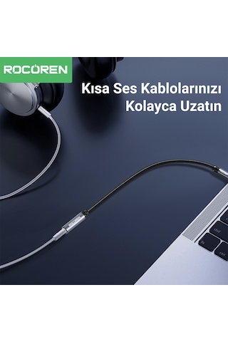 Rocoren 3.5mm Hi-fi Trrs Jack Aux Ses Uzatma Kablosu 3 Metre
