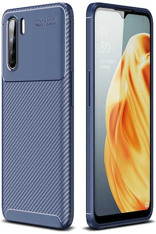 Oppo A91 Kilif Silikon Ince Karbon Lüx 533294892