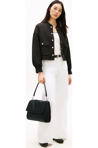 Tommy Hilfiger Th Elevated Nylon Siyah Omuz Çantası-15581