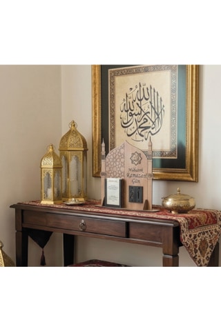 Dualı Ve Hadisli Ahşap Ramazan Geri Sayım Takvimi 001