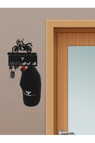 Torque-MX Metal Dekoratif Anahtar Askısı EA17 Siyah