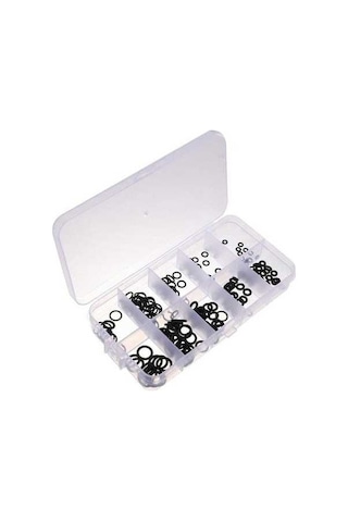Novahub 200/225 Adet Kutu Conta Halkası Kiti, 1/1.5mm Nitril Kauçuk, O Halkaları, Sızdırmazlık Halkaları Seti, 200pcs Kauçuk Kiti