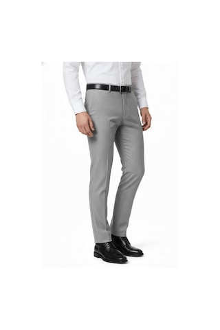 Erkek Regular Fit Kumaş Pantolon Likra Kumaş Bgl-st05032 Gri