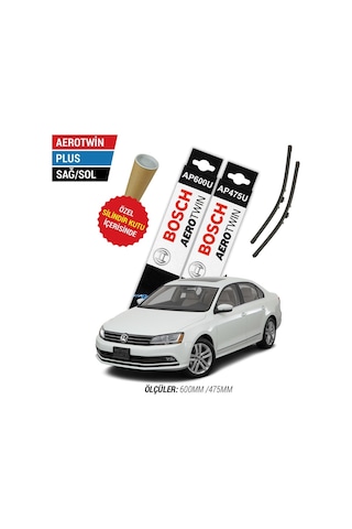 Bosch Aerotwin Plus VW Jetta Silecek Takımı (2011-2019)