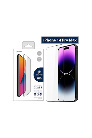 Dux Ducis iPhone 14 Pro Max 6.7 Full Kaplama Cam Ekran Koruyucu