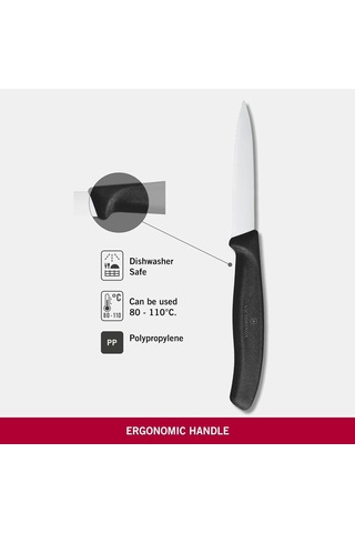 Victorinox 6.7633 8cm Tırtıklı Soyma Bıçağı Çok Renkli