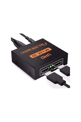 4k Ultra Hd 3d 2 Port Hdmı Splitter Çoğaltıcı 1 Giriş 2 Çıkış