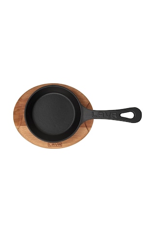 Lava Pişirme Kabı Lv Eco Y Stv 12 K4 Yuvarlak Kızartma Tavası Ve Plaka, Çap 12 Cm, Dökme Demir, Siyah Sku: Smg8690010542243 Açık Gri