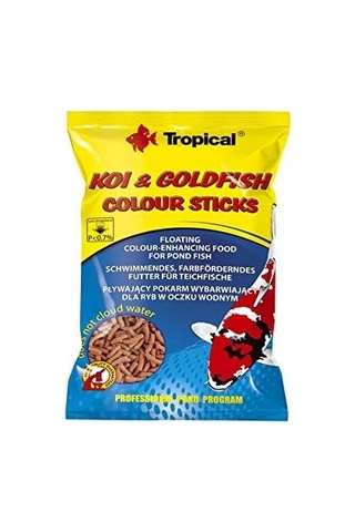 Tropıcal Koi & Goldfish Colour Sticks 1000 Ml / 90 Gr Acı Kahverengi