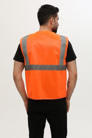 Uniprom Yelek Yönetici Ikaz Yeleği Reflektörlü Neon Turuncu