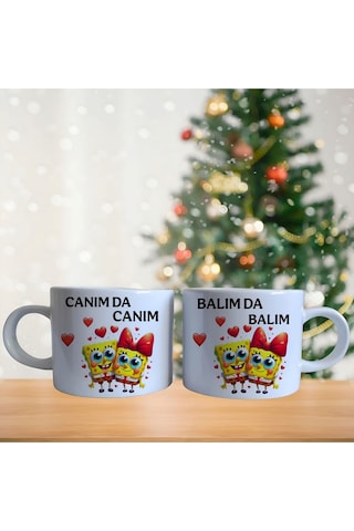 Canım Da Canım Porselen Fincan Takımı 769 Beyaz