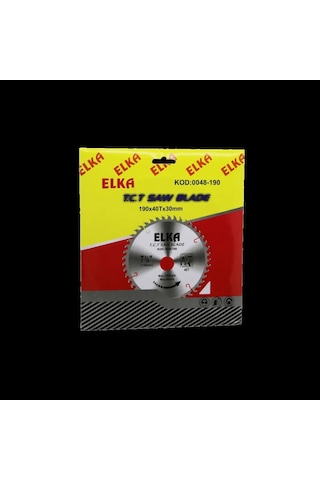Jenerik 190 Mm Tct Testere Bıçağı 40 Diş 30 Mm Göbek Ahşap/sunta