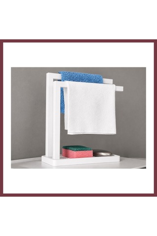 Storeşahin 3d Baskı Havluluk Ve Sabunluk Organizer - Lavabo Üstü Çok Amaçlı Düzenleyici-beyaz Shn0720