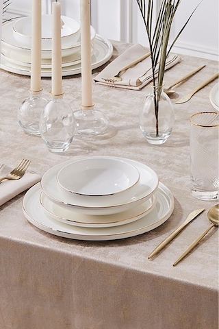 Karaca Fine Bone Belinda 24 Parça 6 Kişilik Yemek Takımı